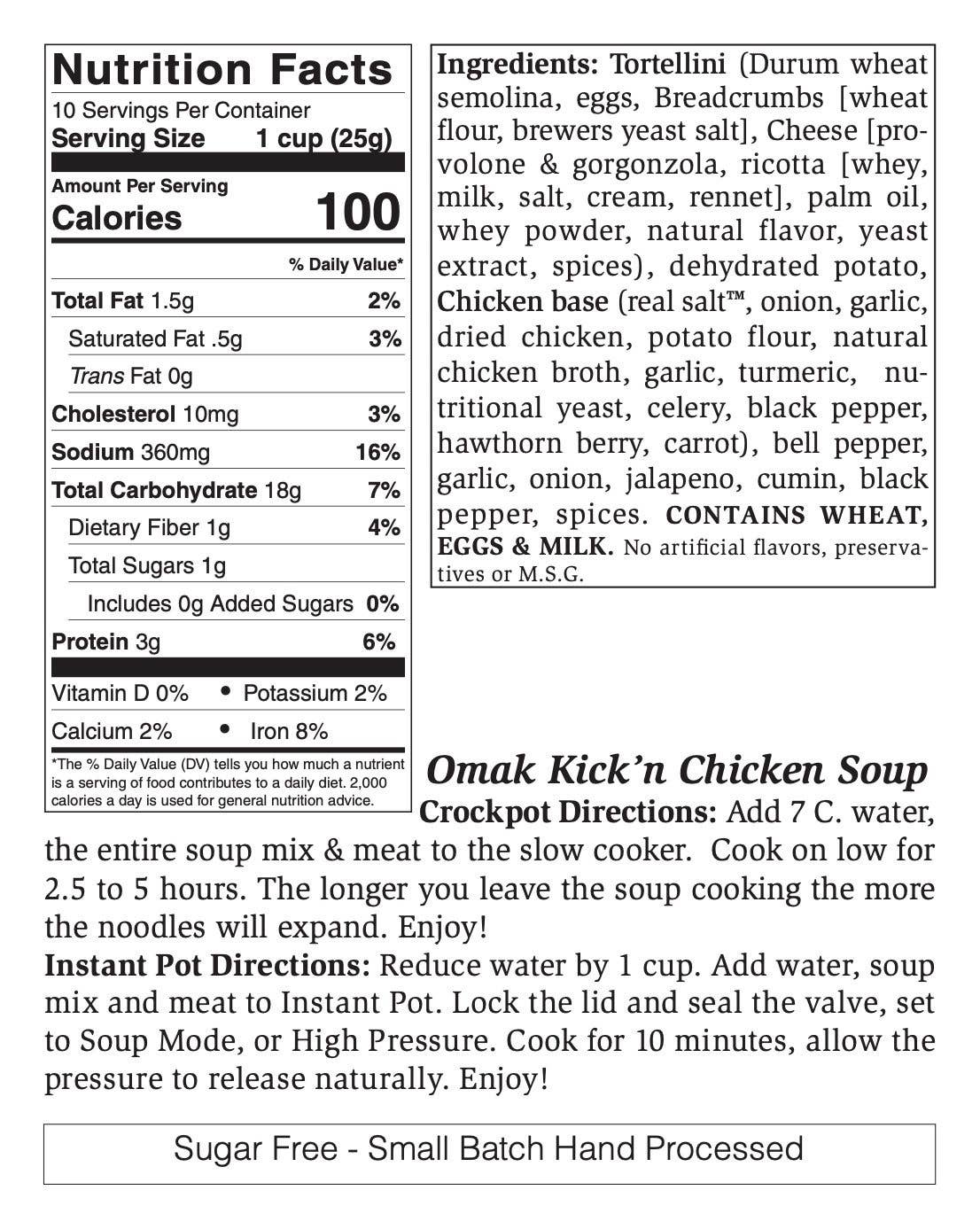 Omak Kick'n Chicken Soup Mix