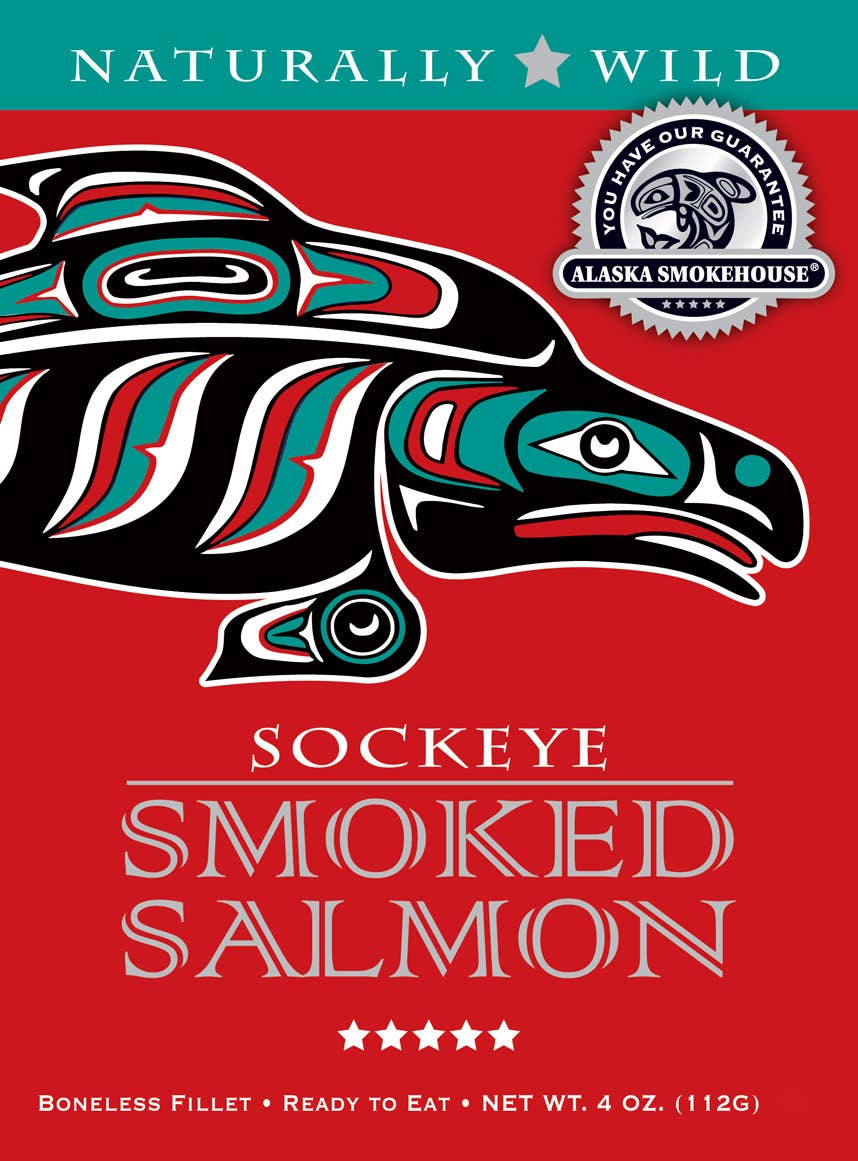 4oz Smoked Sockeye Salmon Fillet