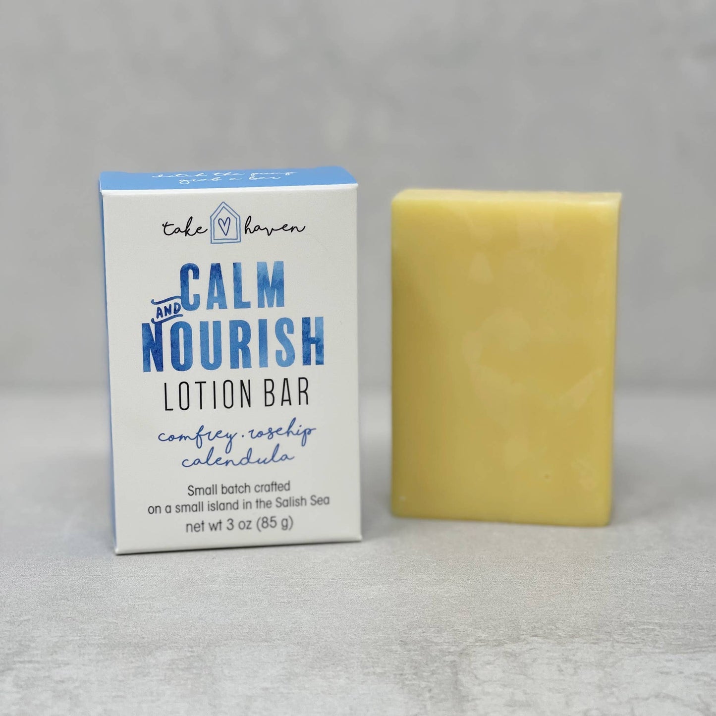 Herbal Lotion Bar: Calm & Nourish - Eco-friendly