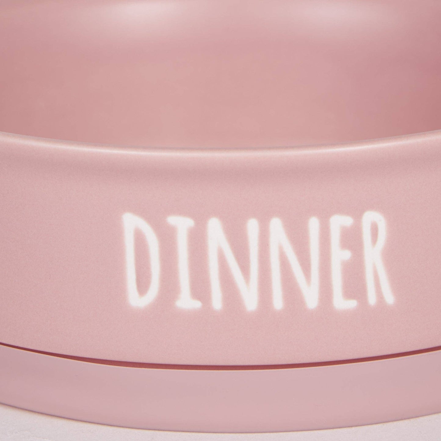 Pale Mauve Pet Bowl Set of 2 - Dinner And Drinks