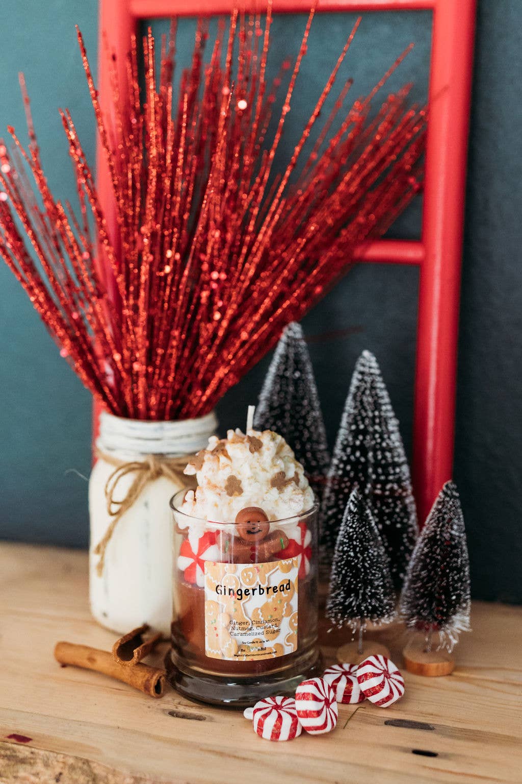 Gingerbread Dessert Candle