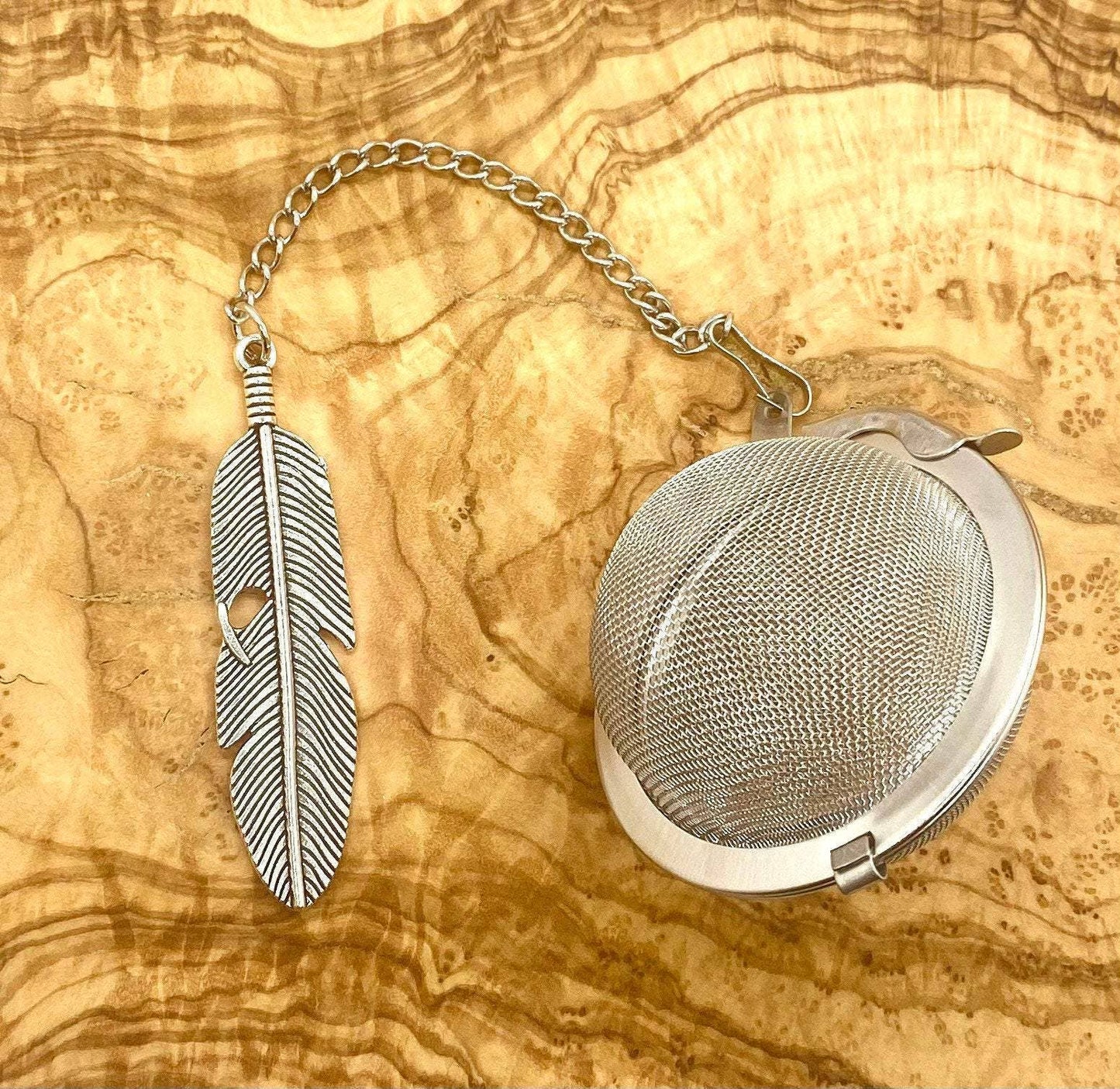 Feather Charm Loose Leaf Tea Infuser