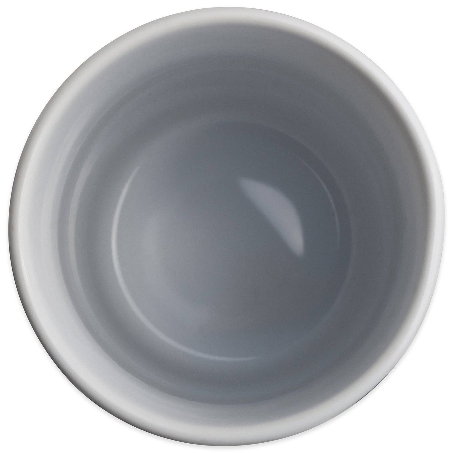 Gray Paw Lattice Print Ceramic Treat Canister