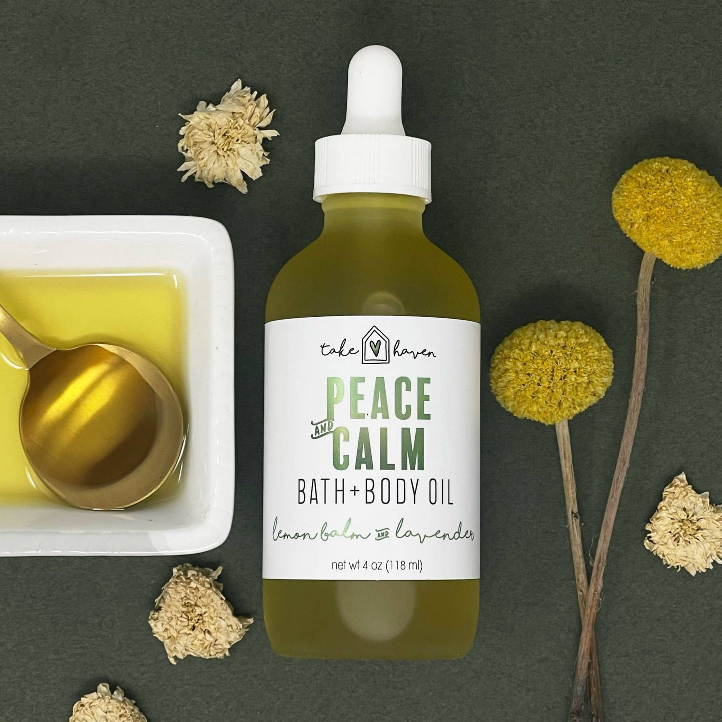 Bath & Body Oil: Peace & Calm, 4 oz