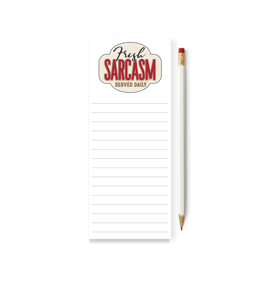 Fresh Sarcasm Skinny Notepad