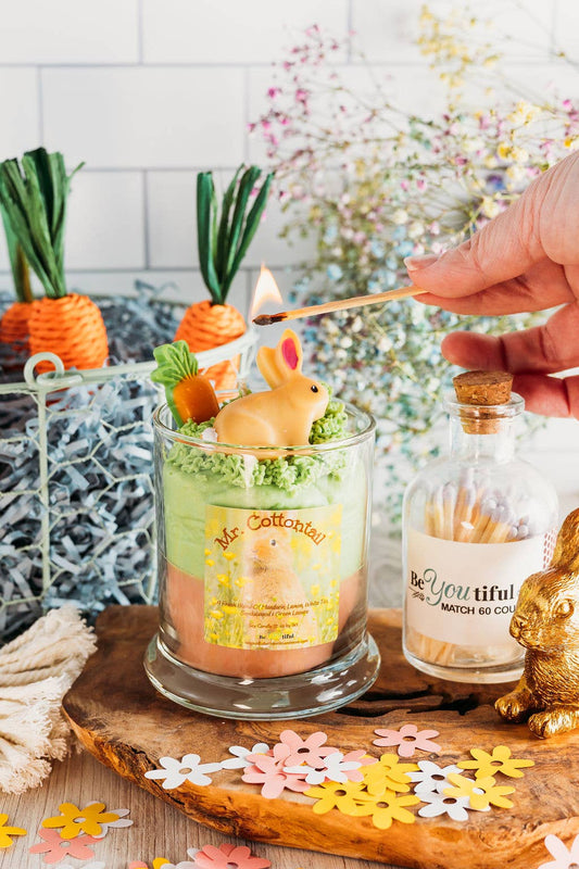 Mr. Cottontail Dessert Candle