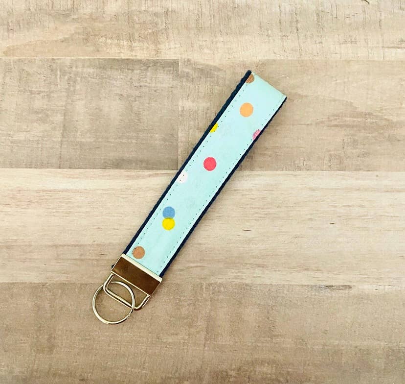 Polka Dot Key Fob