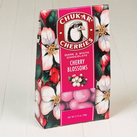 Cherry Blossoms - Dark and White Chocolate Box - 2.75 oz