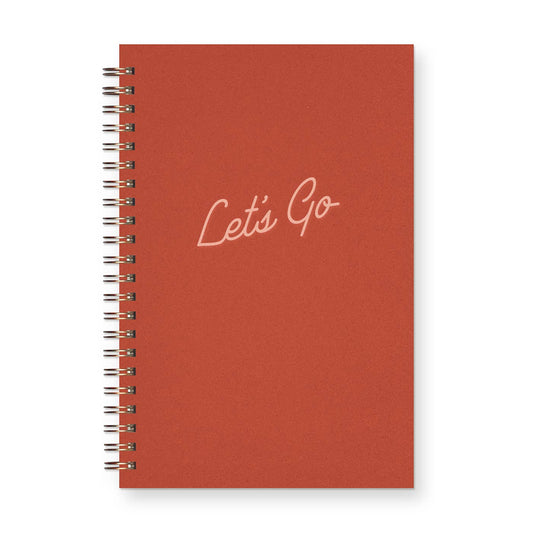 Let's Go Undated Weekly Planner Journal
