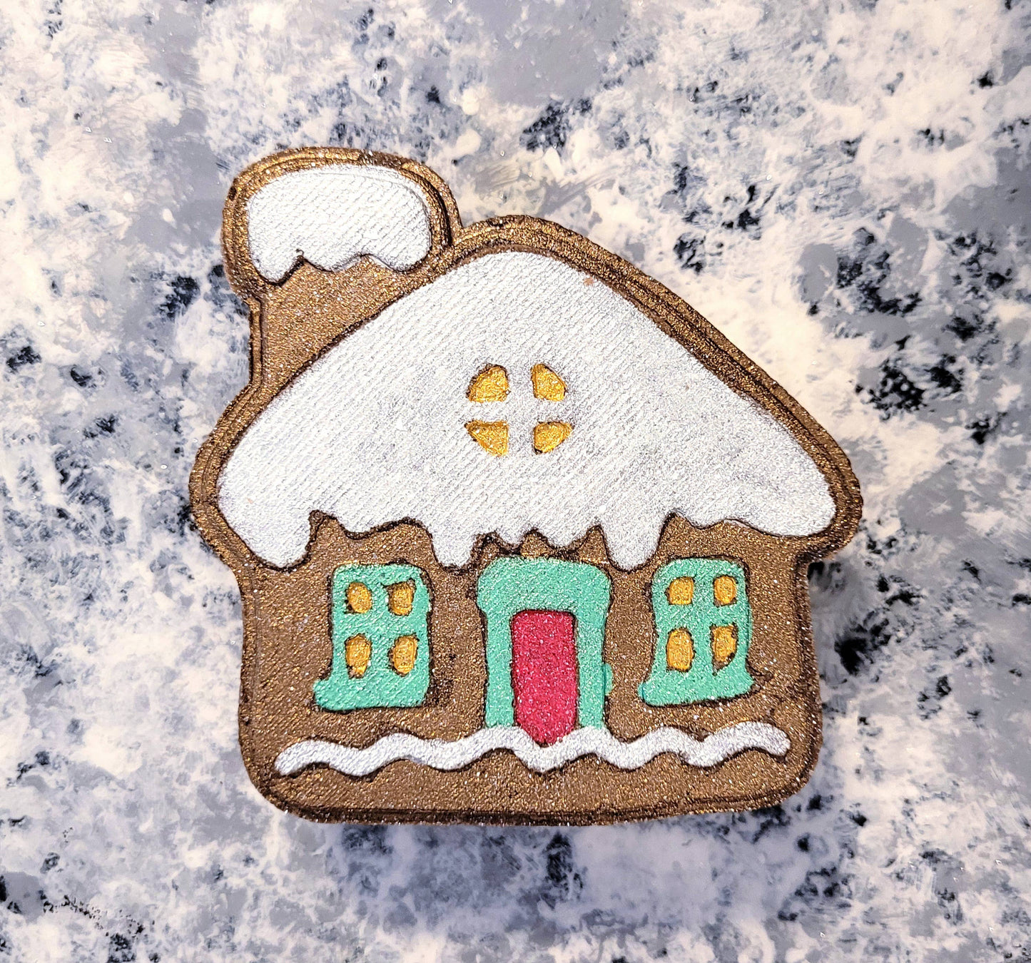 Gingerbread House Bath Bomb