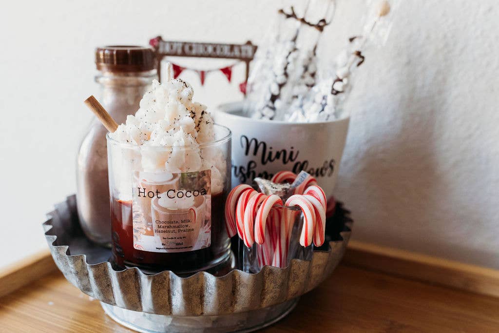 Hot Cocoa Dessert Candle