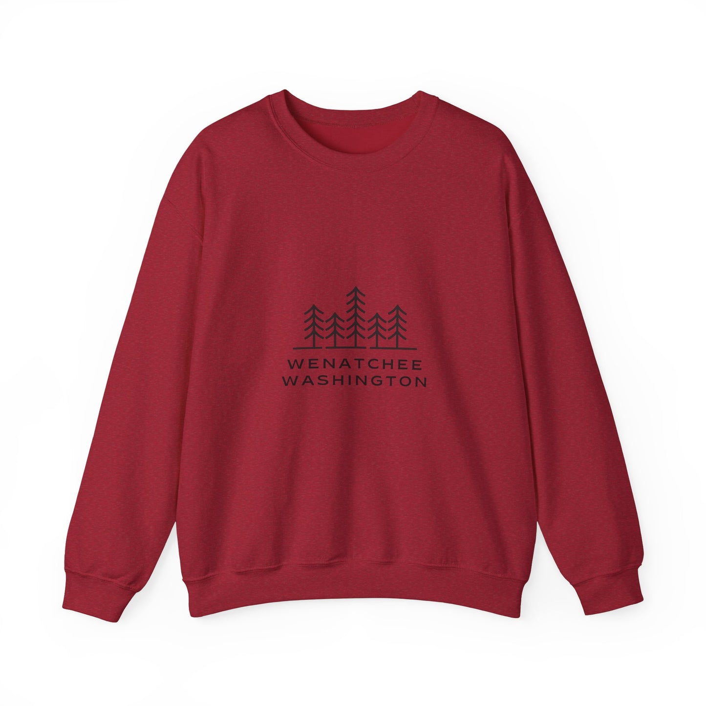 Wenatchee WA Trees Crewneck Sweatshirt *online only*