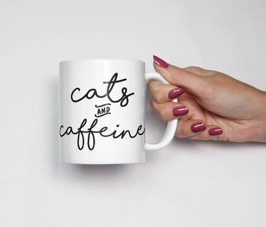 Cats and Caffeine Coffee Mug