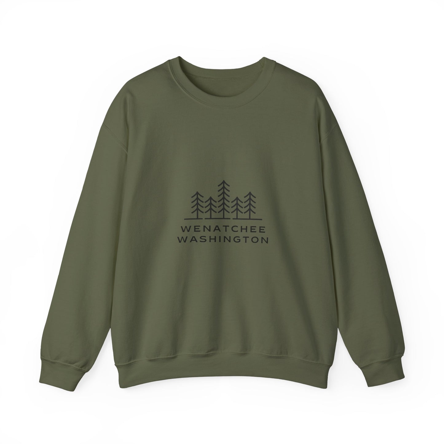 Wenatchee WA Trees Crewneck Sweatshirt *online only*