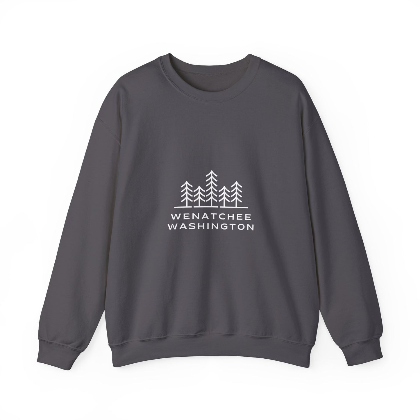 Wenatchee WA Trees Crewneck Sweatshirt *online only*