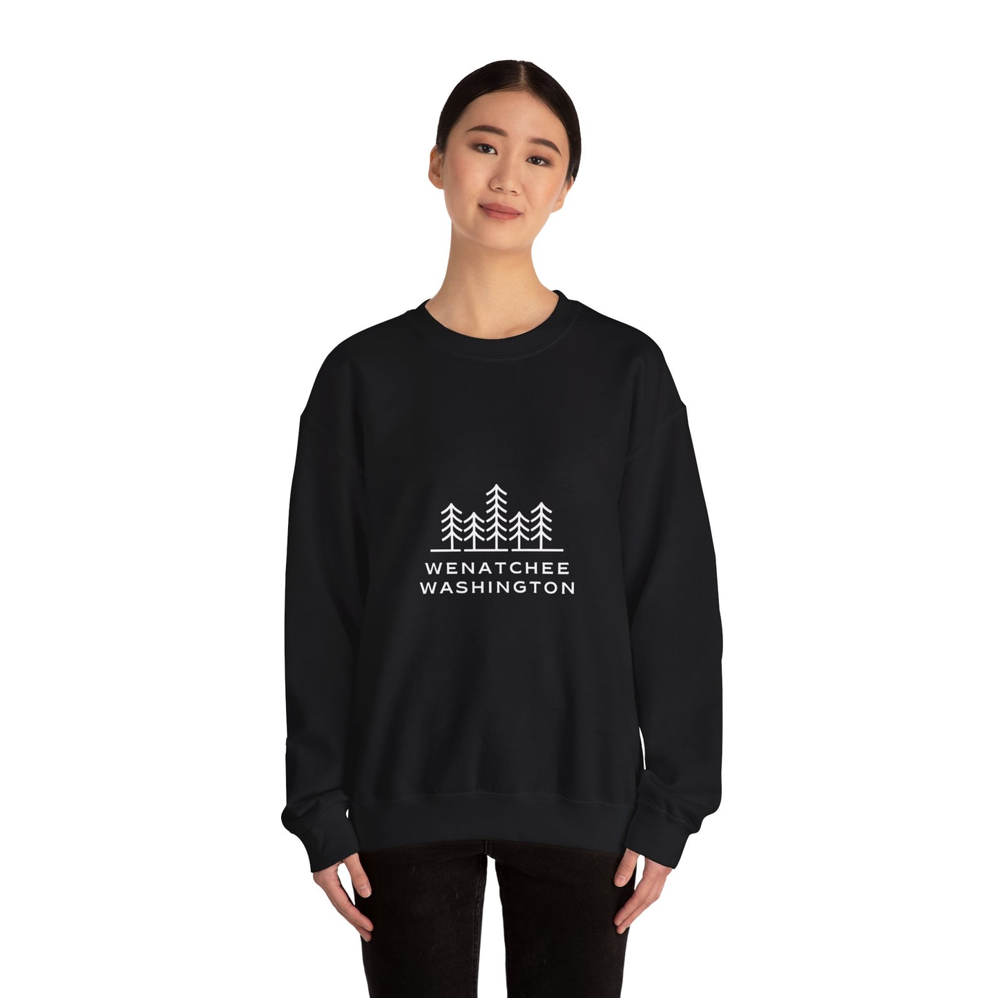 Wenatchee WA Trees Crewneck Sweatshirt *online only*