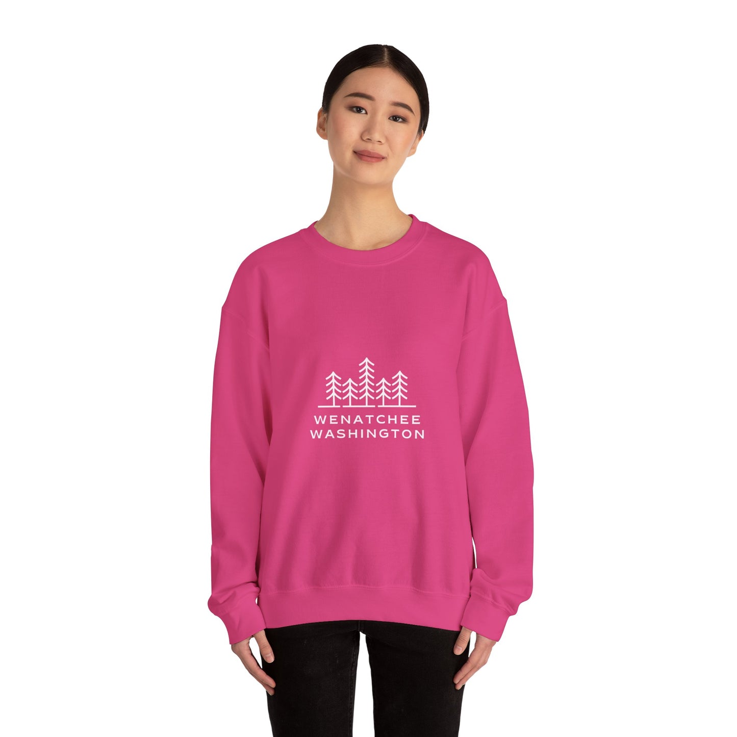 Wenatchee WA Trees Crewneck Sweatshirt *online only*