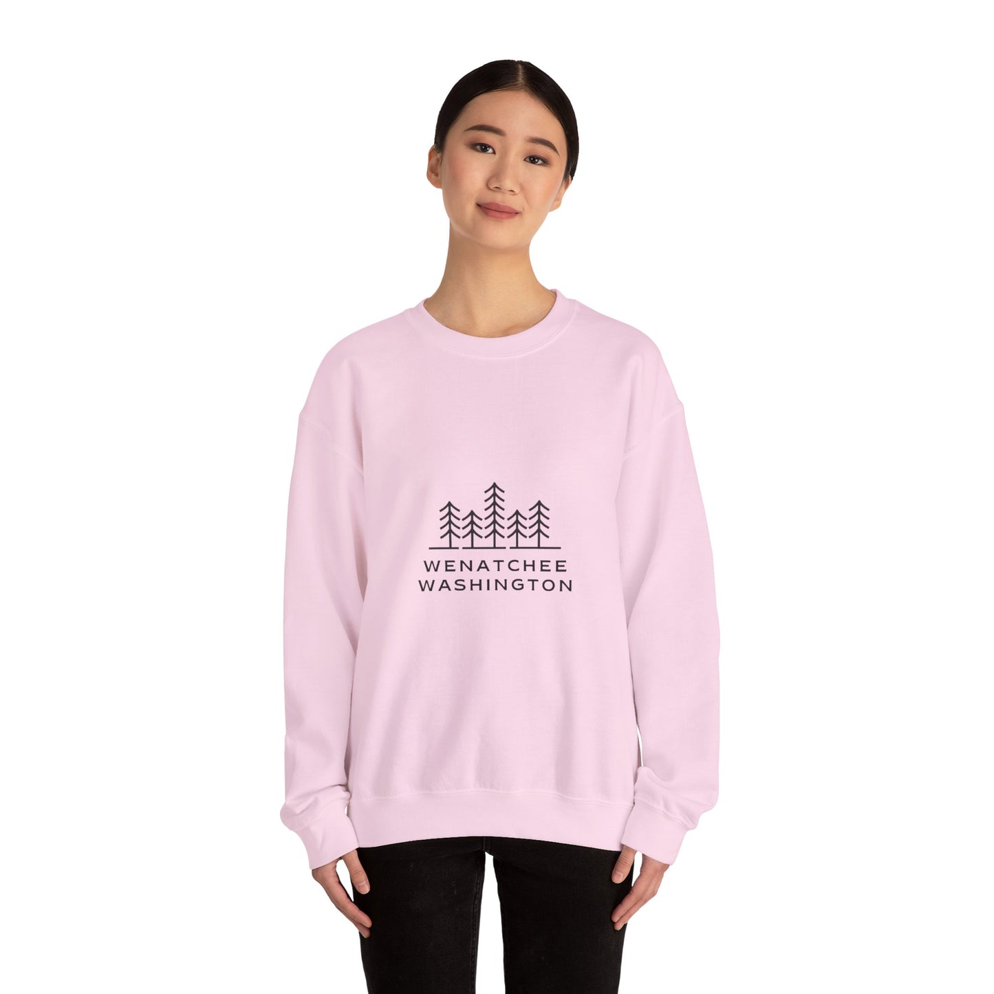 Wenatchee WA Trees Crewneck Sweatshirt *online only*