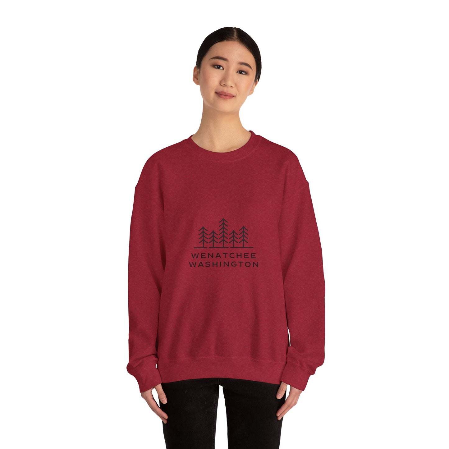 Wenatchee WA Trees Crewneck Sweatshirt *online only*