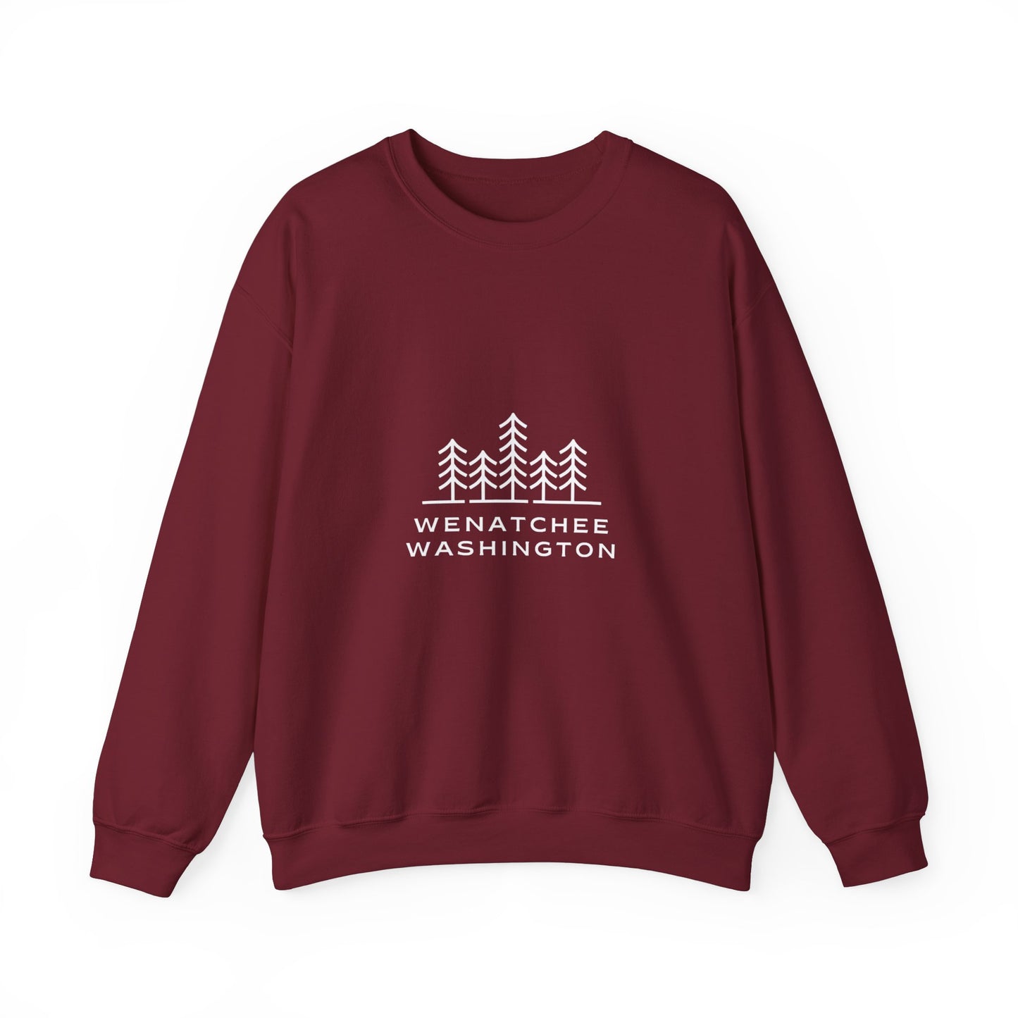 Wenatchee WA Trees Crewneck Sweatshirt *online only*