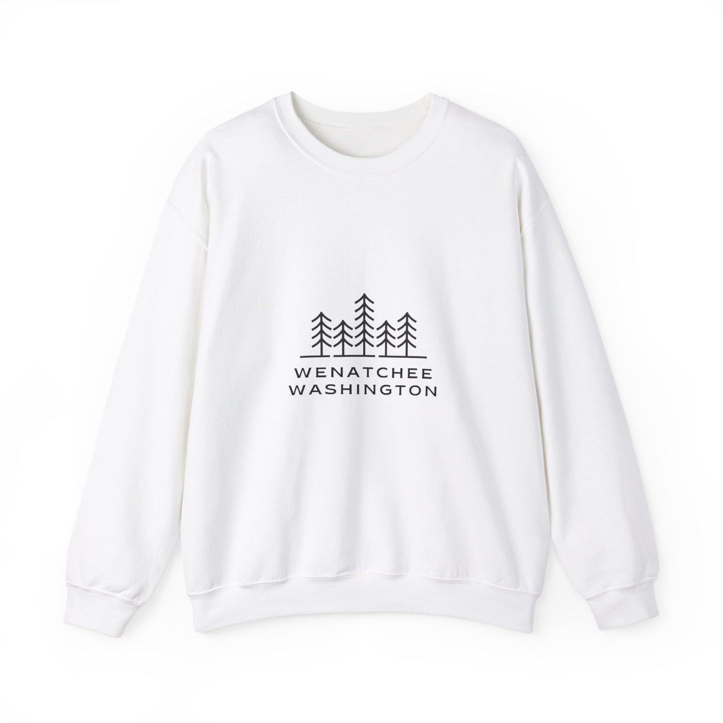 Wenatchee WA Trees Crewneck Sweatshirt *online only*