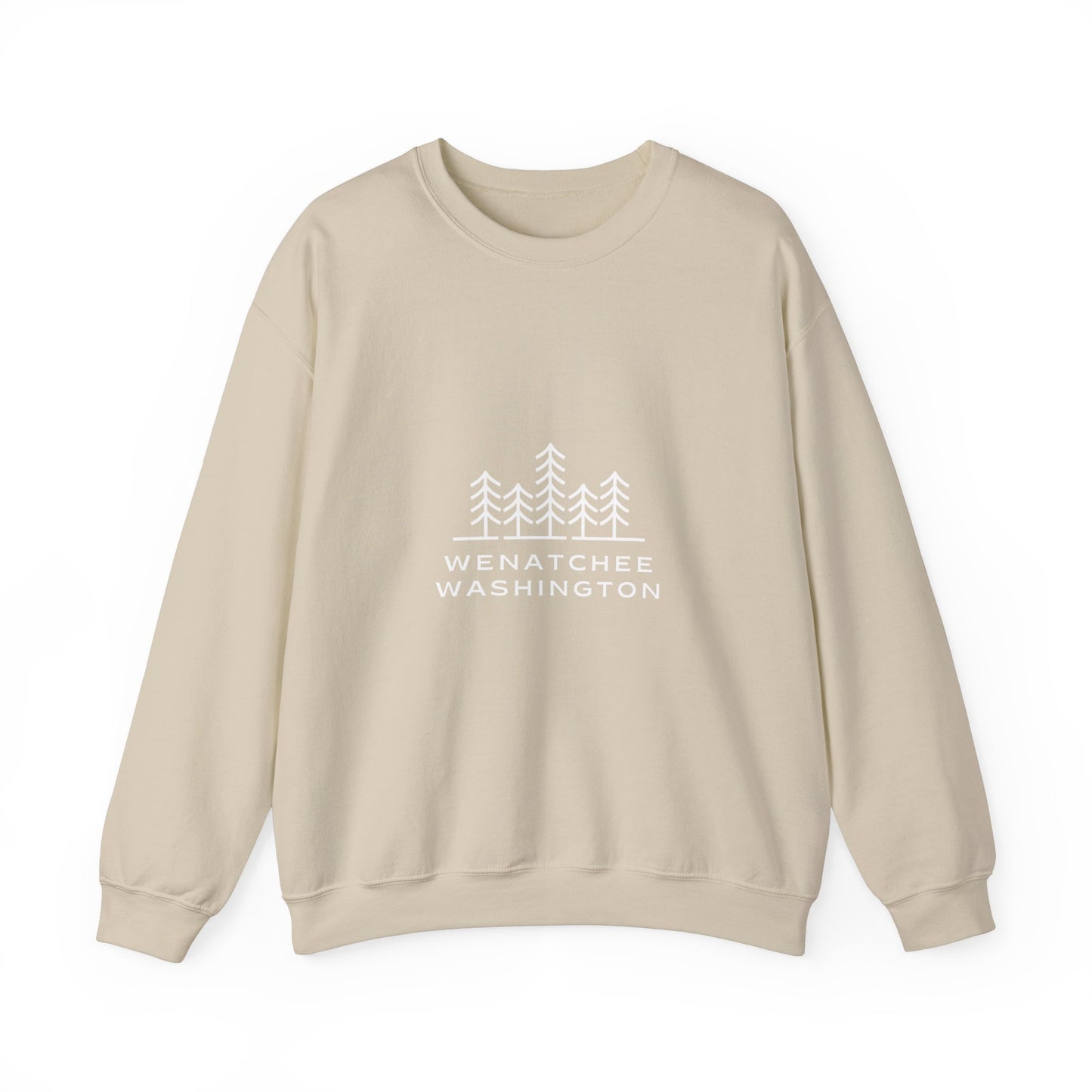 Wenatchee WA Trees Crewneck Sweatshirt *online only*