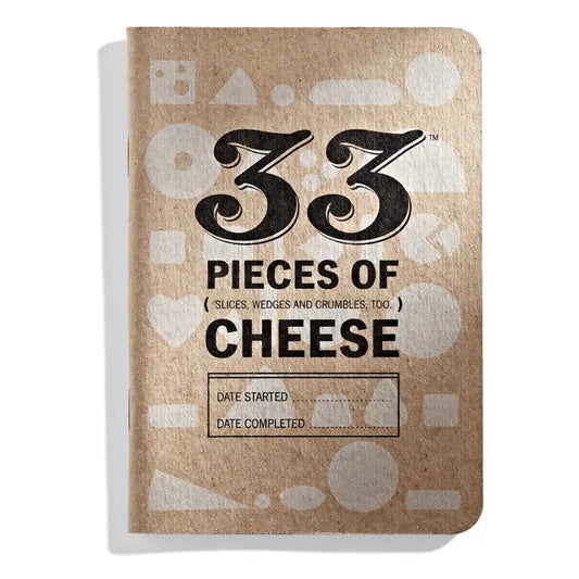 33 Pieces of Cheese Tasting Notebook