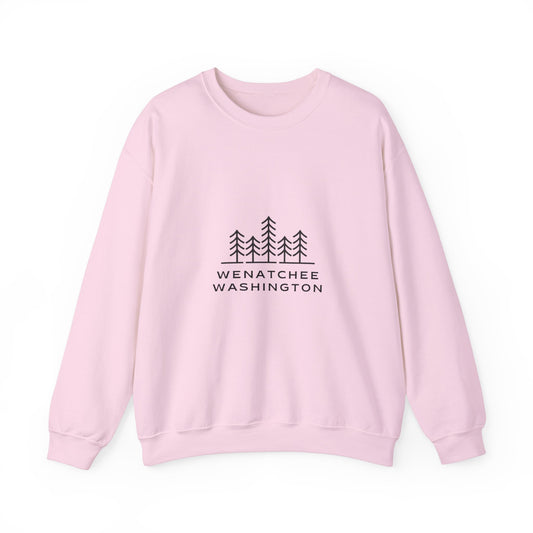 Wenatchee WA Trees Crewneck Sweatshirt *online only*