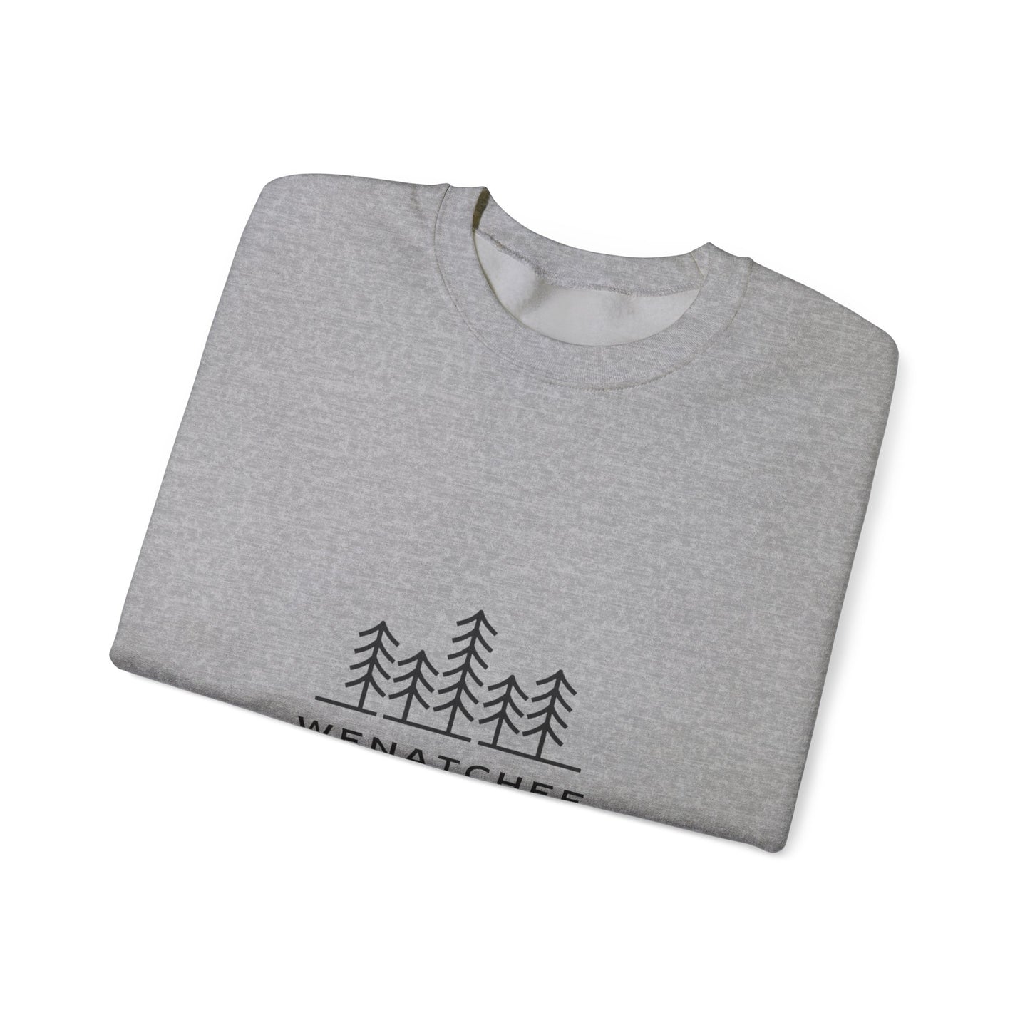 Wenatchee WA Trees Crewneck Sweatshirt *online only*