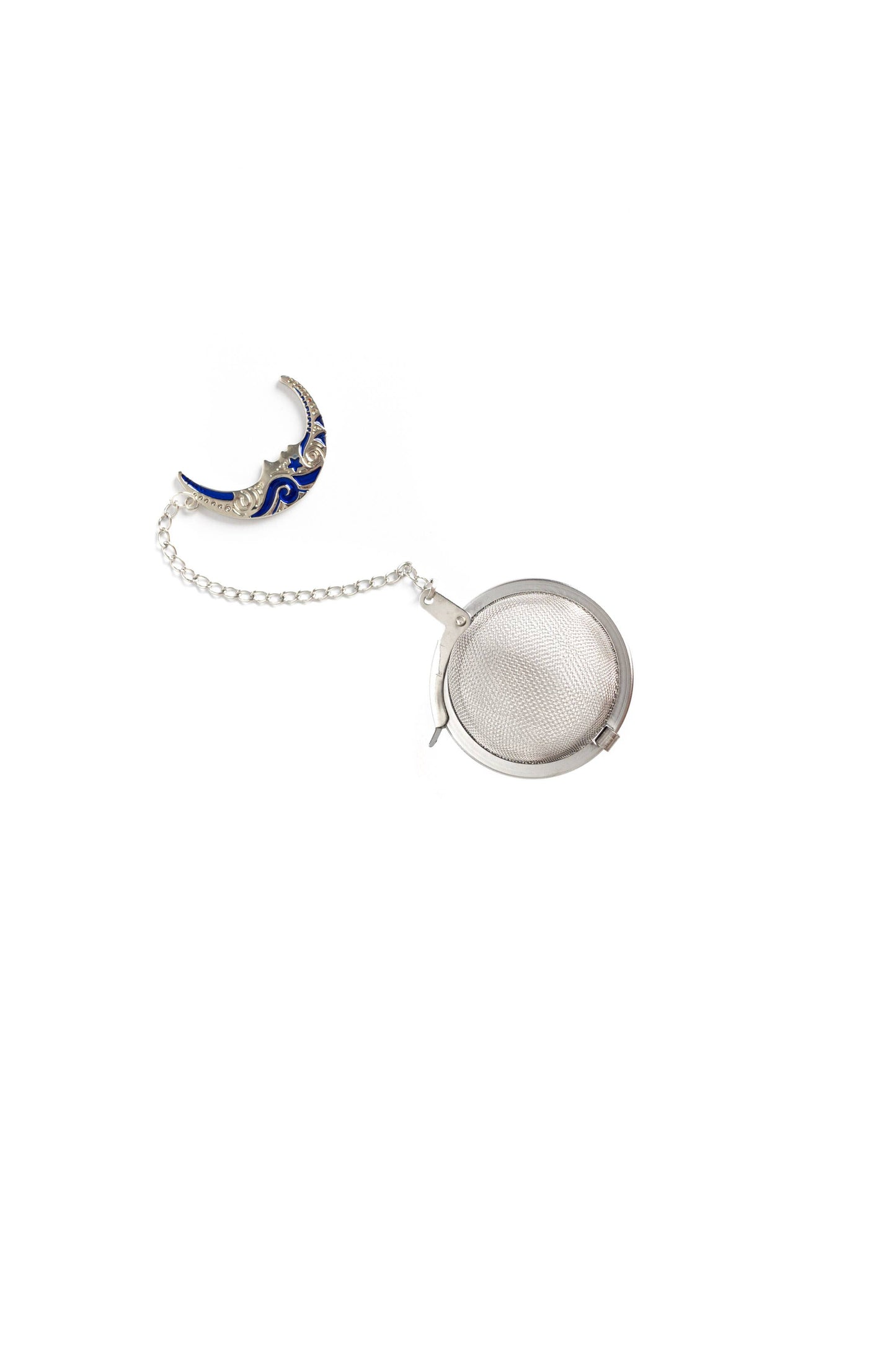 Loose Tea Infuser,  Blue Moon Charm Ball, Tea Lover Gift