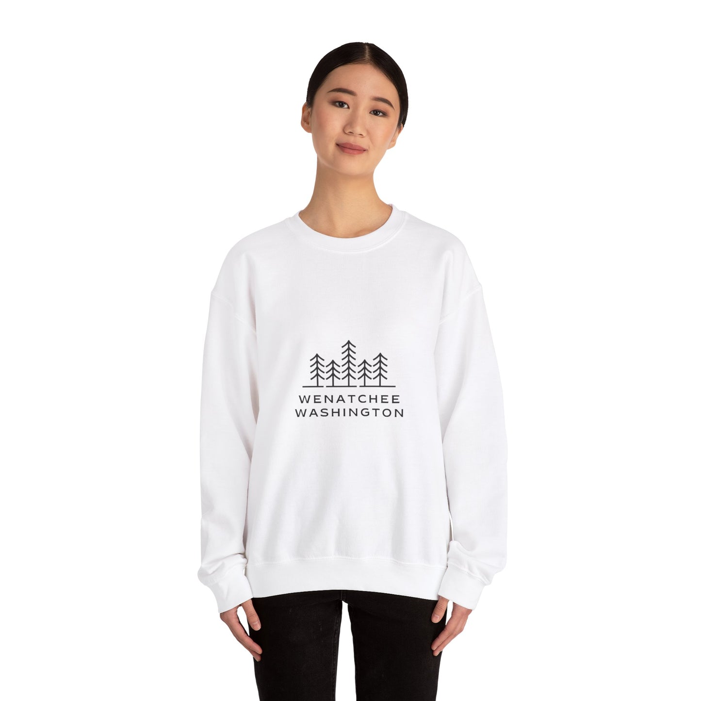 Wenatchee WA Trees Crewneck Sweatshirt *online only*