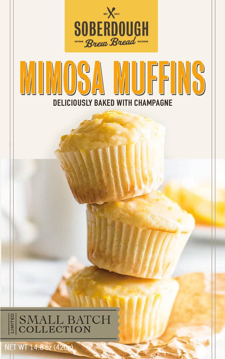 Soberdough Mimosa Muffins
