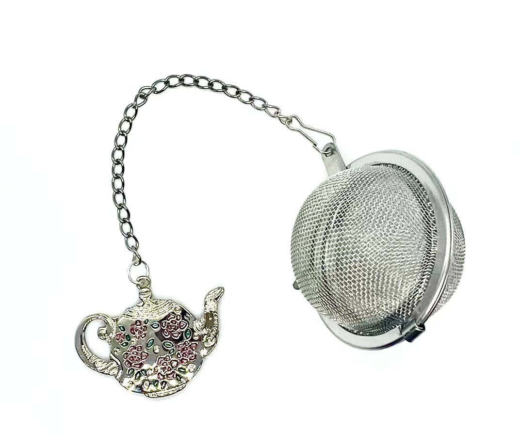 Loose Leaf Tea Infuser, Teapot Charm Ball, Tea Lover Gift