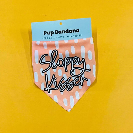 Sloppy Kisser Dog Bandana