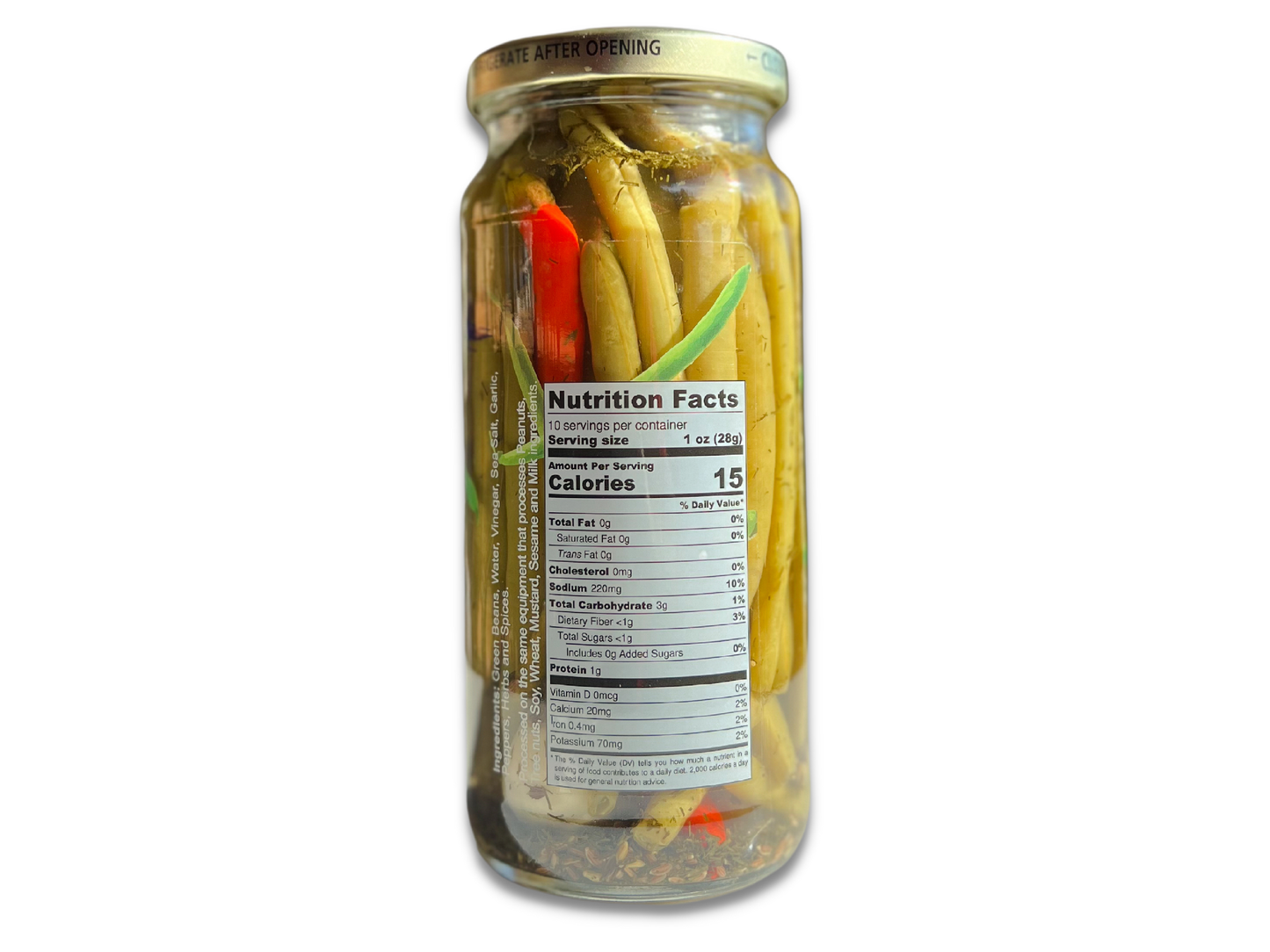 Handcrafted Pickled Beans