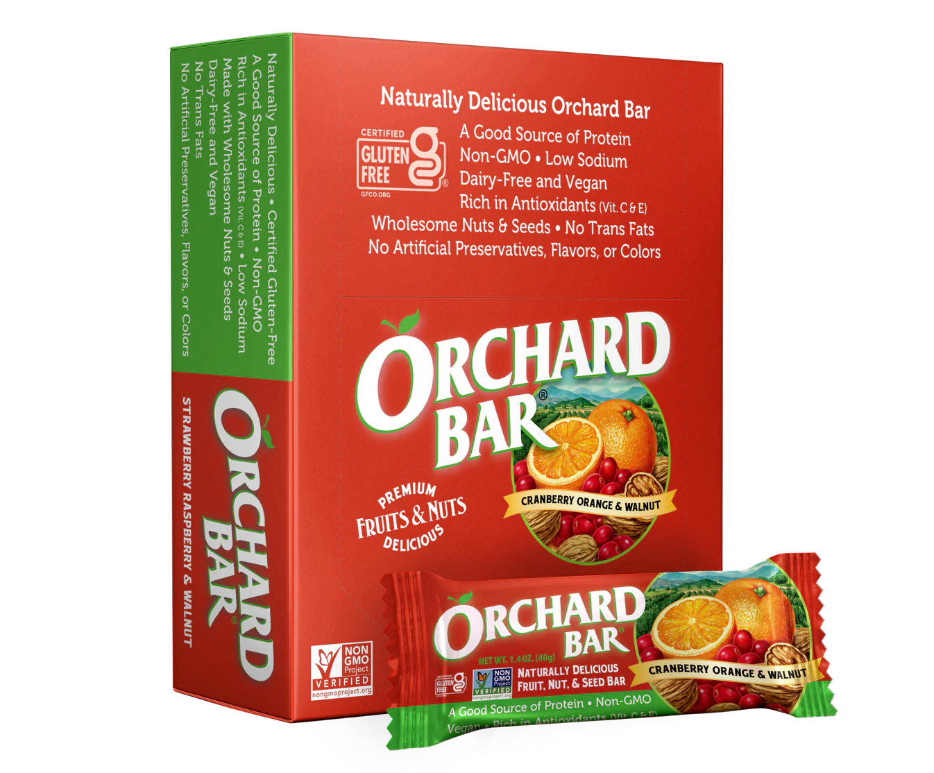 Cranberry Orange and Walnut Orchard Bars