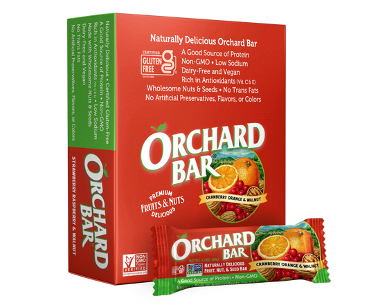 Cranberry Orange and Walnut Orchard Bars