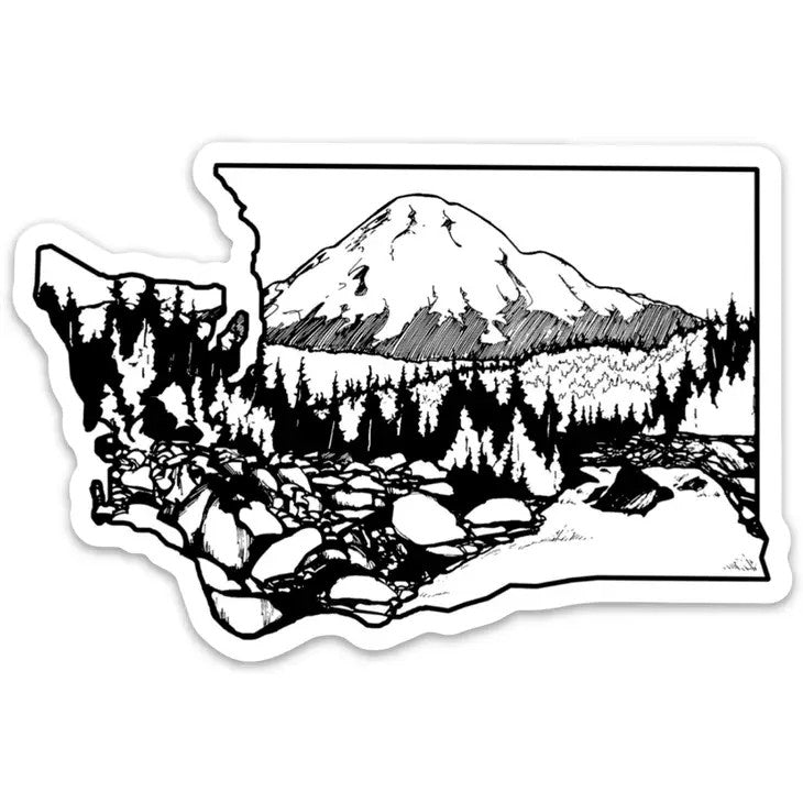 Washington Landscape Sticker
