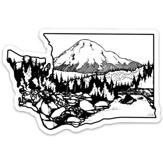 Washington Landscape Sticker
