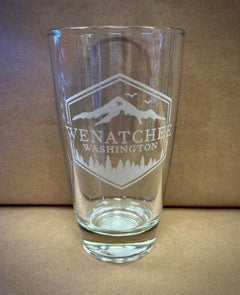 Wenatchee Washington Beer Glass