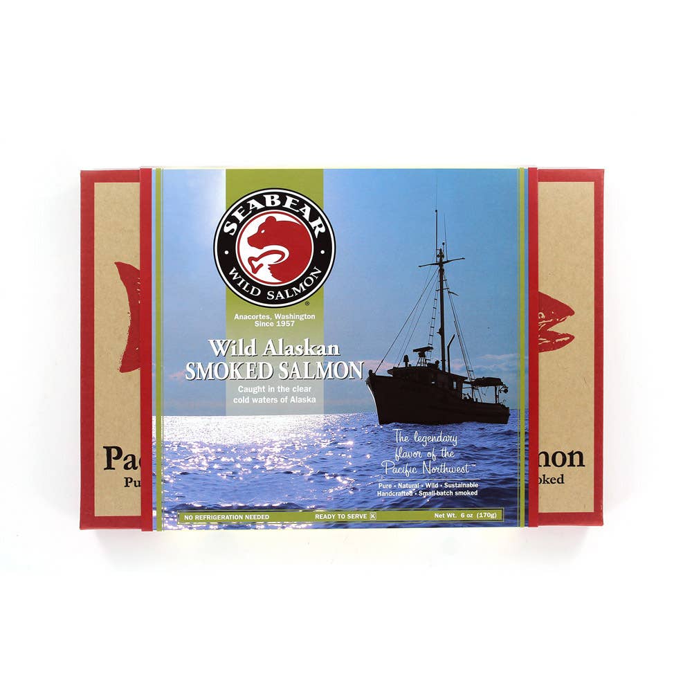 Wild Alaskan Smoked Salmon 6oz – Pak it Rite