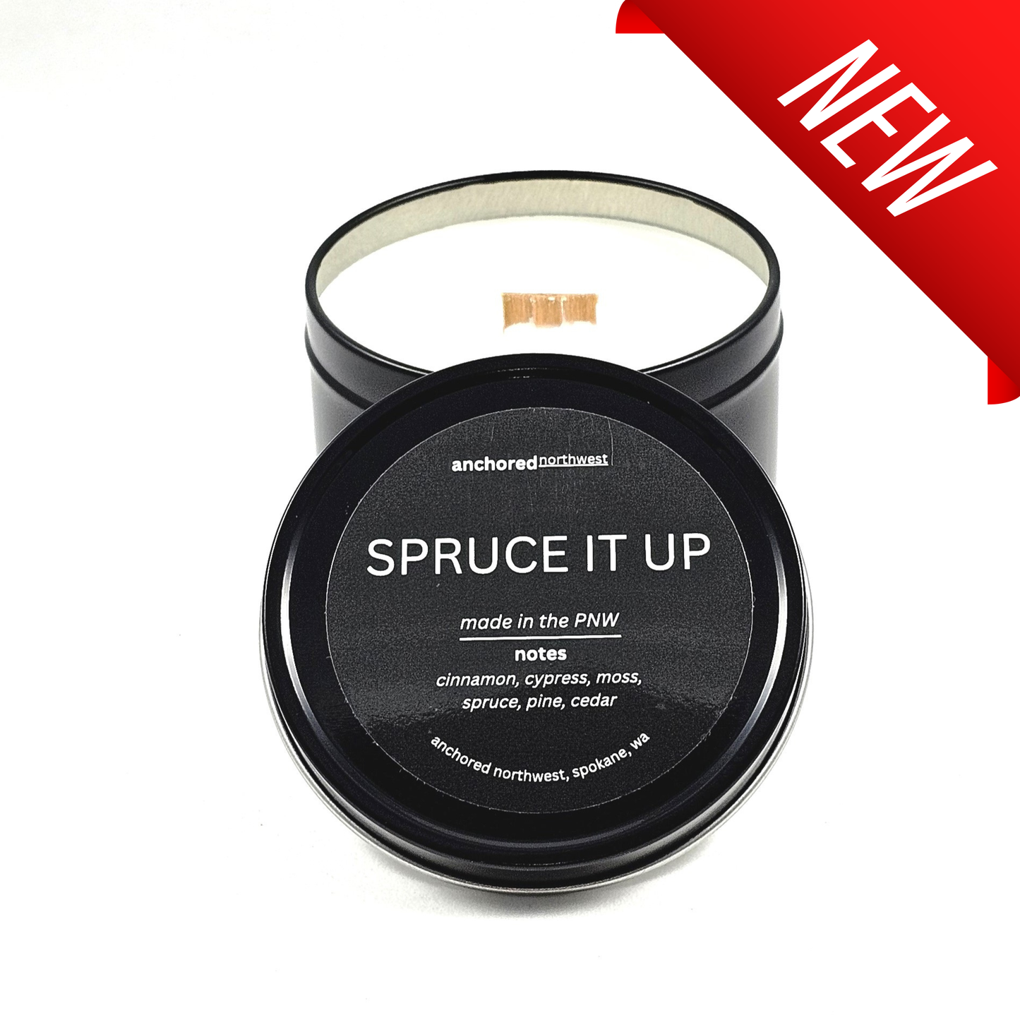 Spruce it Up Wood Wick Soy Candle