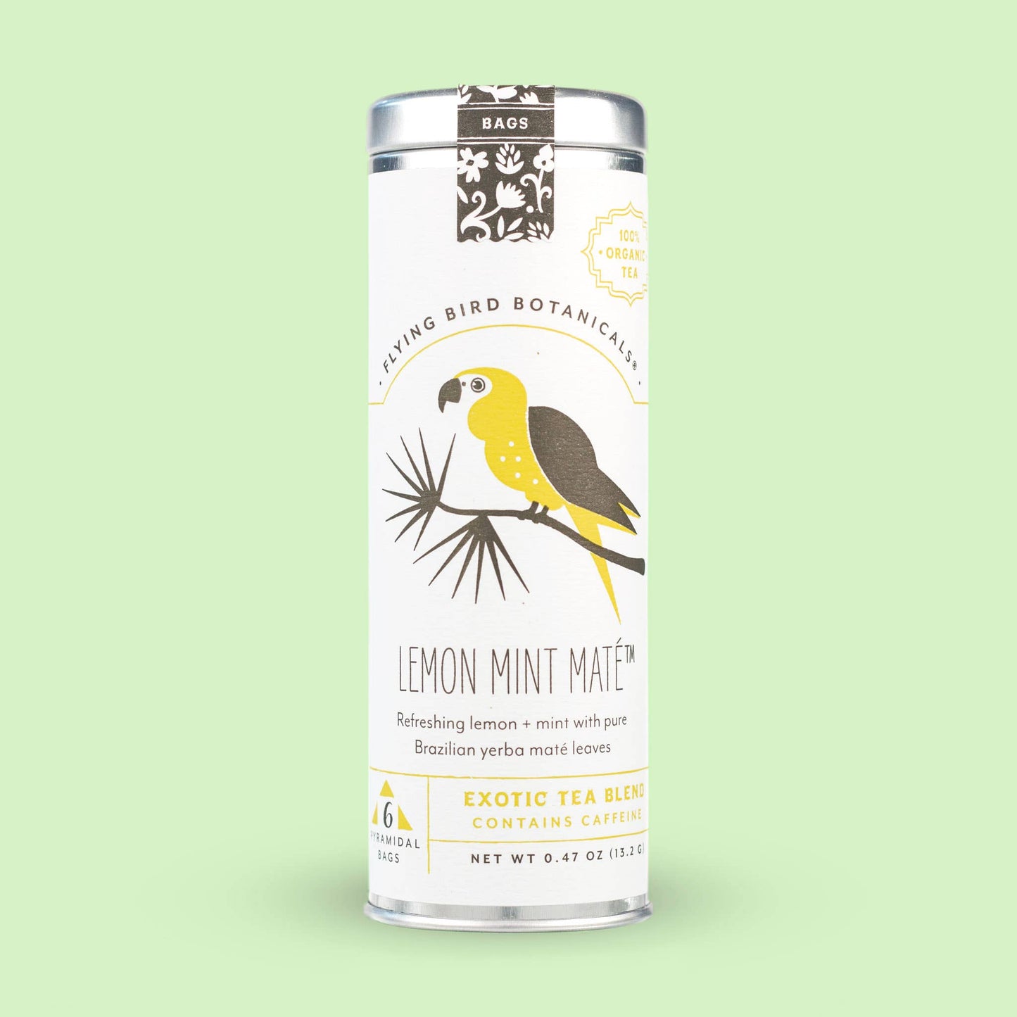 Lemon Mint Maté – 6 Tea Bag Tin