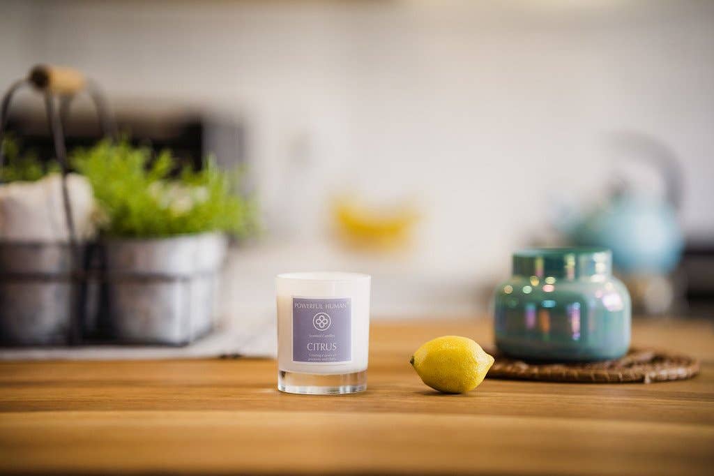 CITRUS Candle - Creating a space of Positivity and Clarity